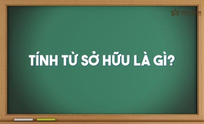 Tính từ sở hữu trong tiếng Anh