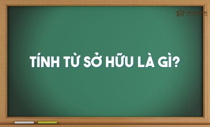 Tính từ sở hữu trong tiếng Anh